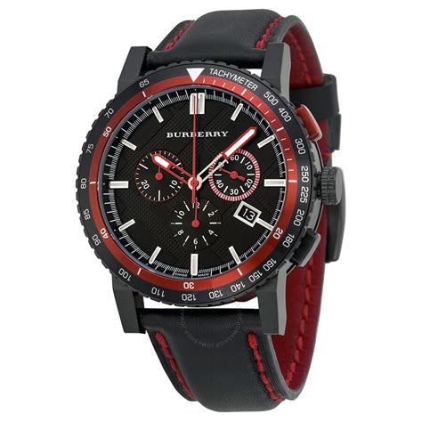 burberry the city chronograph black|Burberry Men's Watches .